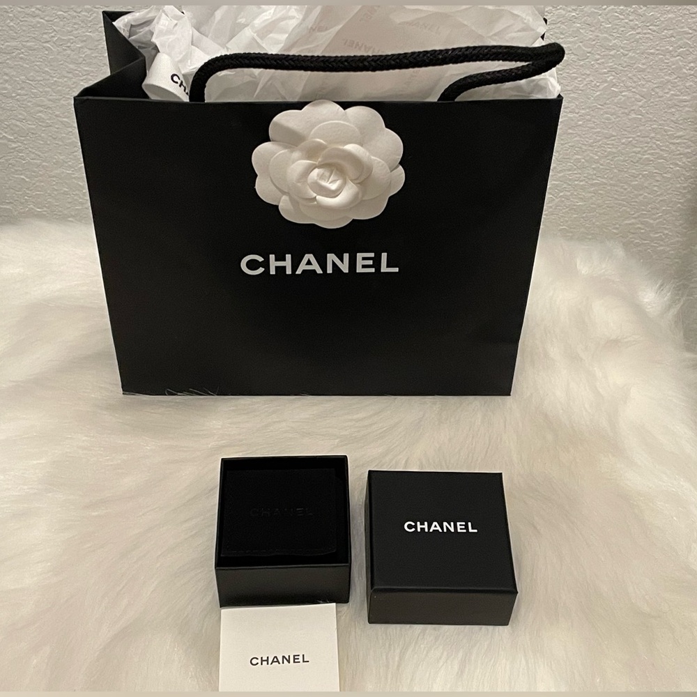 Authentic Chanel 2023 studs! Never worn! Bag included!
